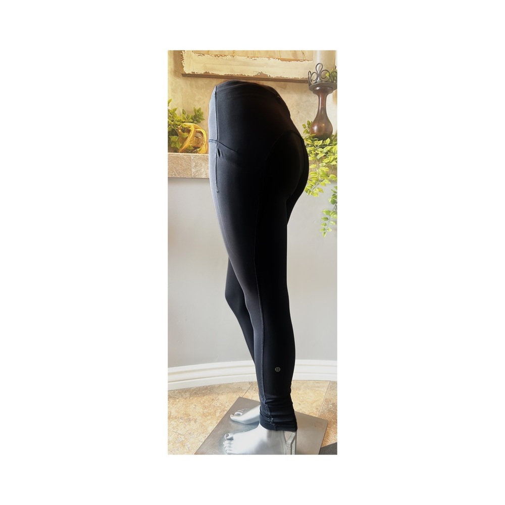 EUC Lululemon (6) "Run Swift Speed Tights" in Black